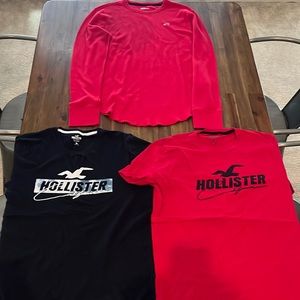 3 Hollister Shirts Bundle